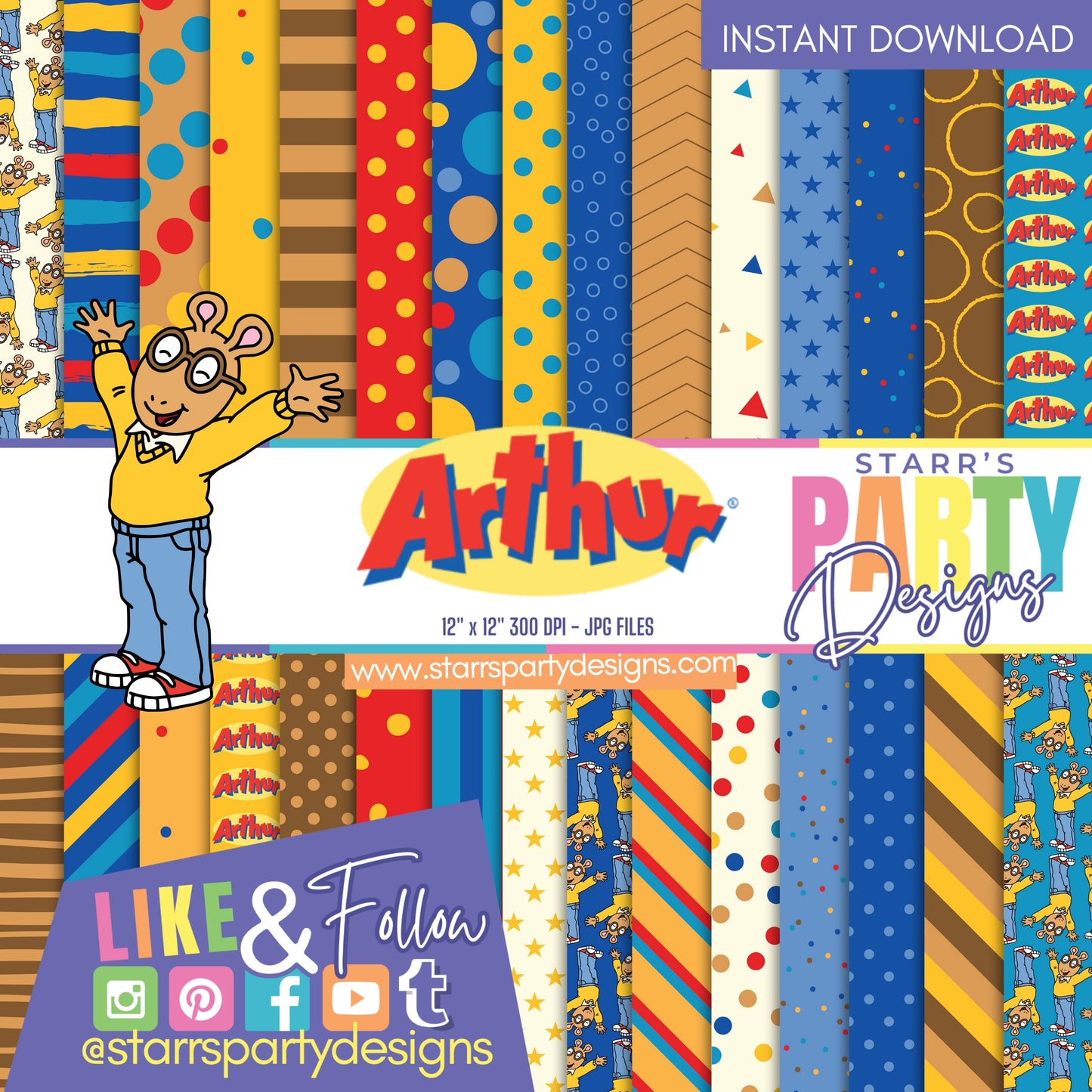 PBS ARTHUR PAPER PACK 1