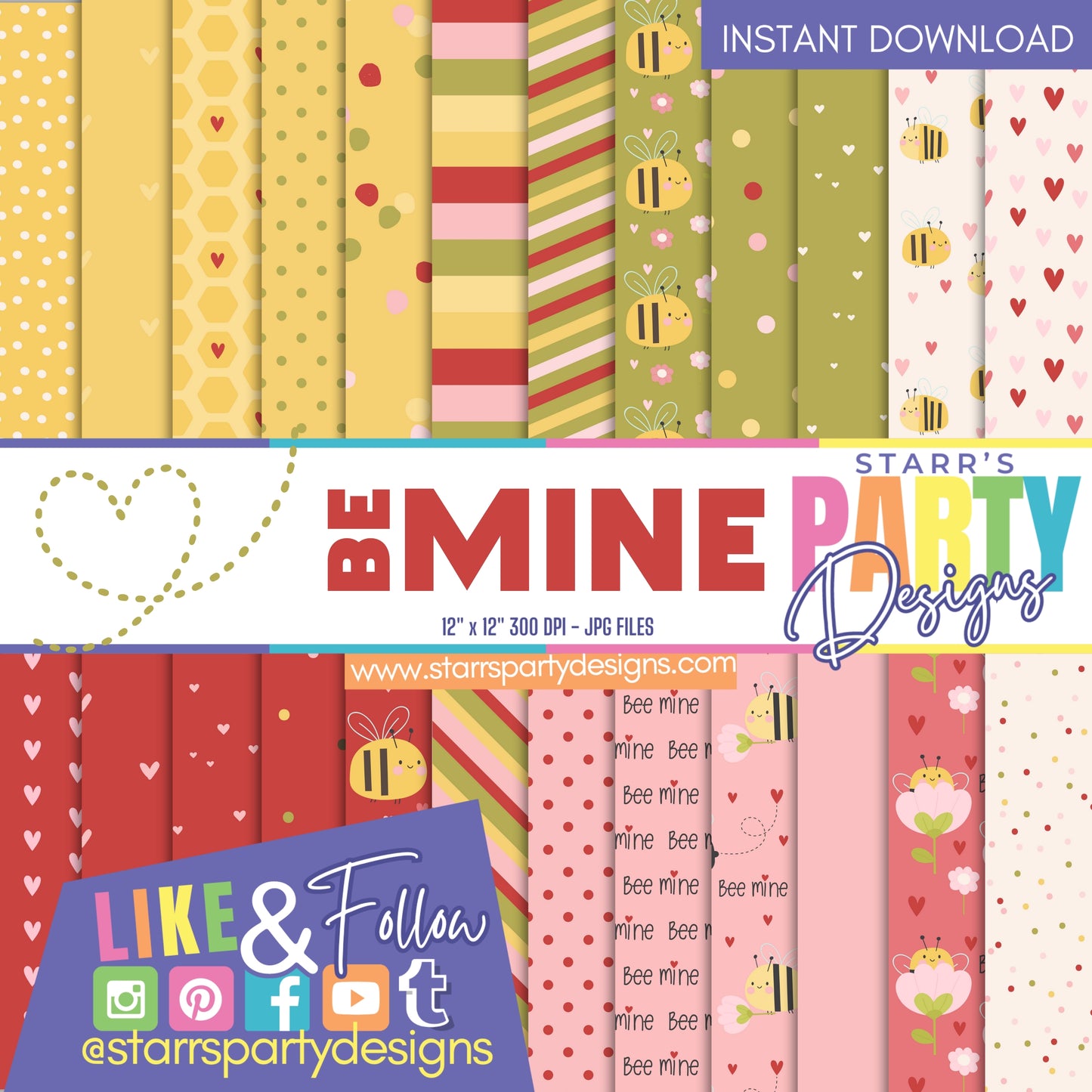BE MINE PAPER PACK 1