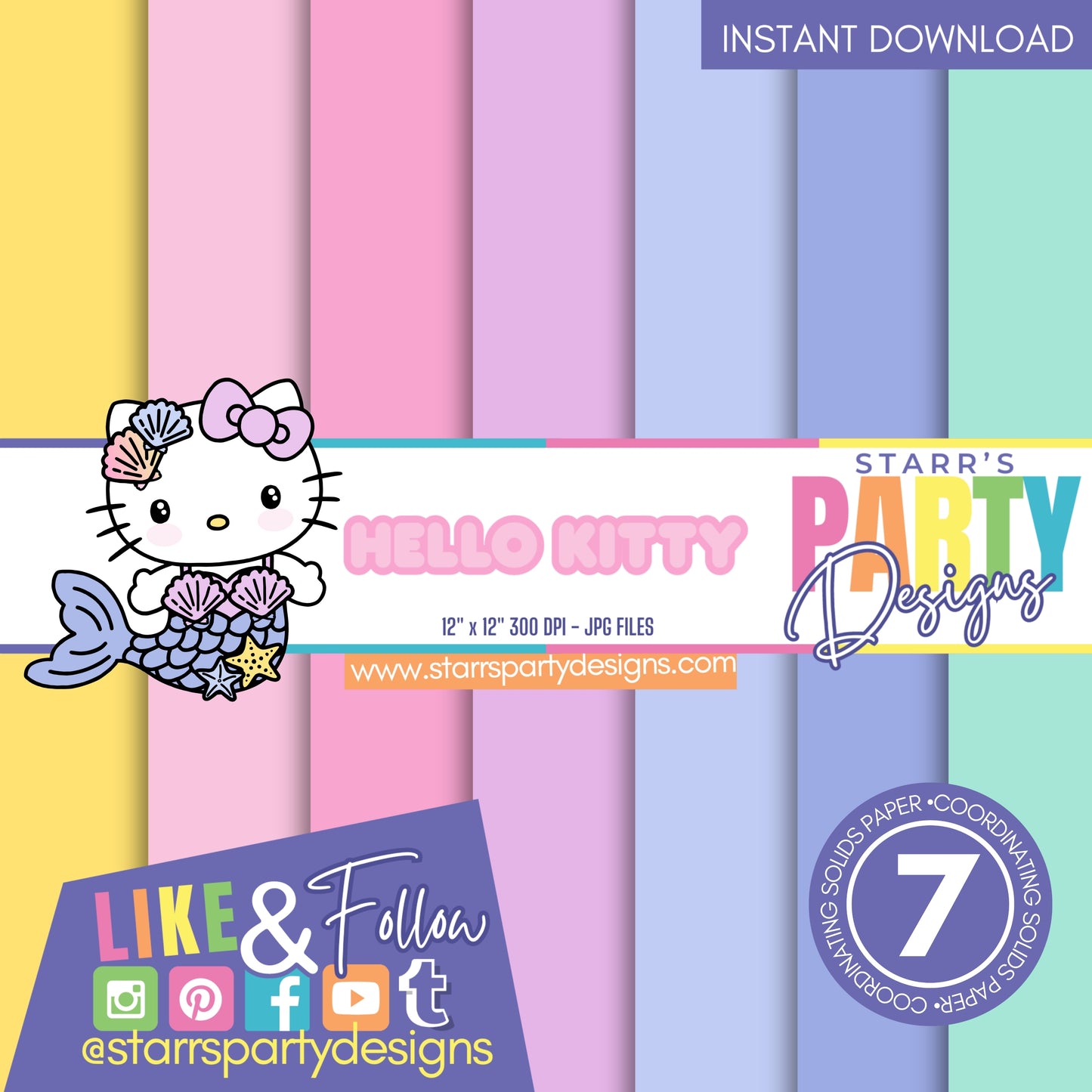 PAQUETE 1 PAPEL PASTEL HELLO KITTY