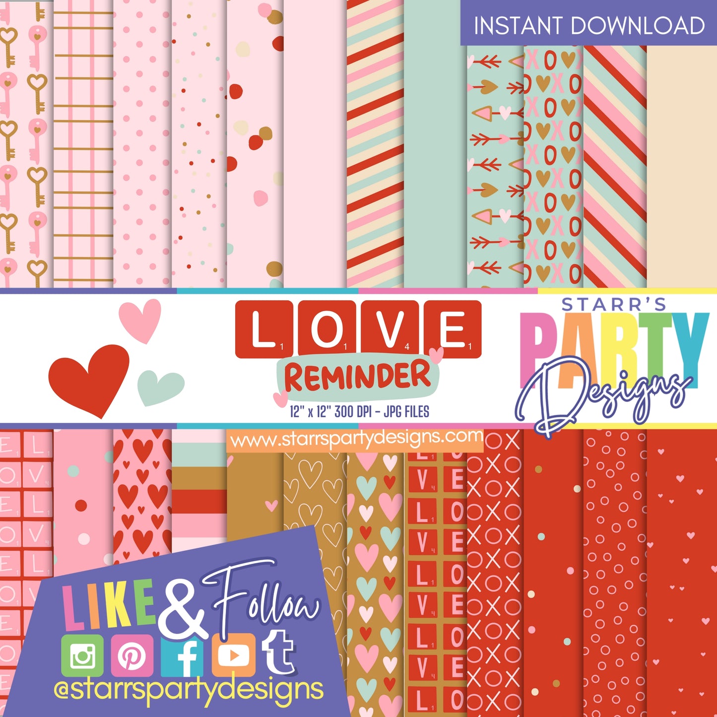 LOVE REMINDER PAPER PACK 1