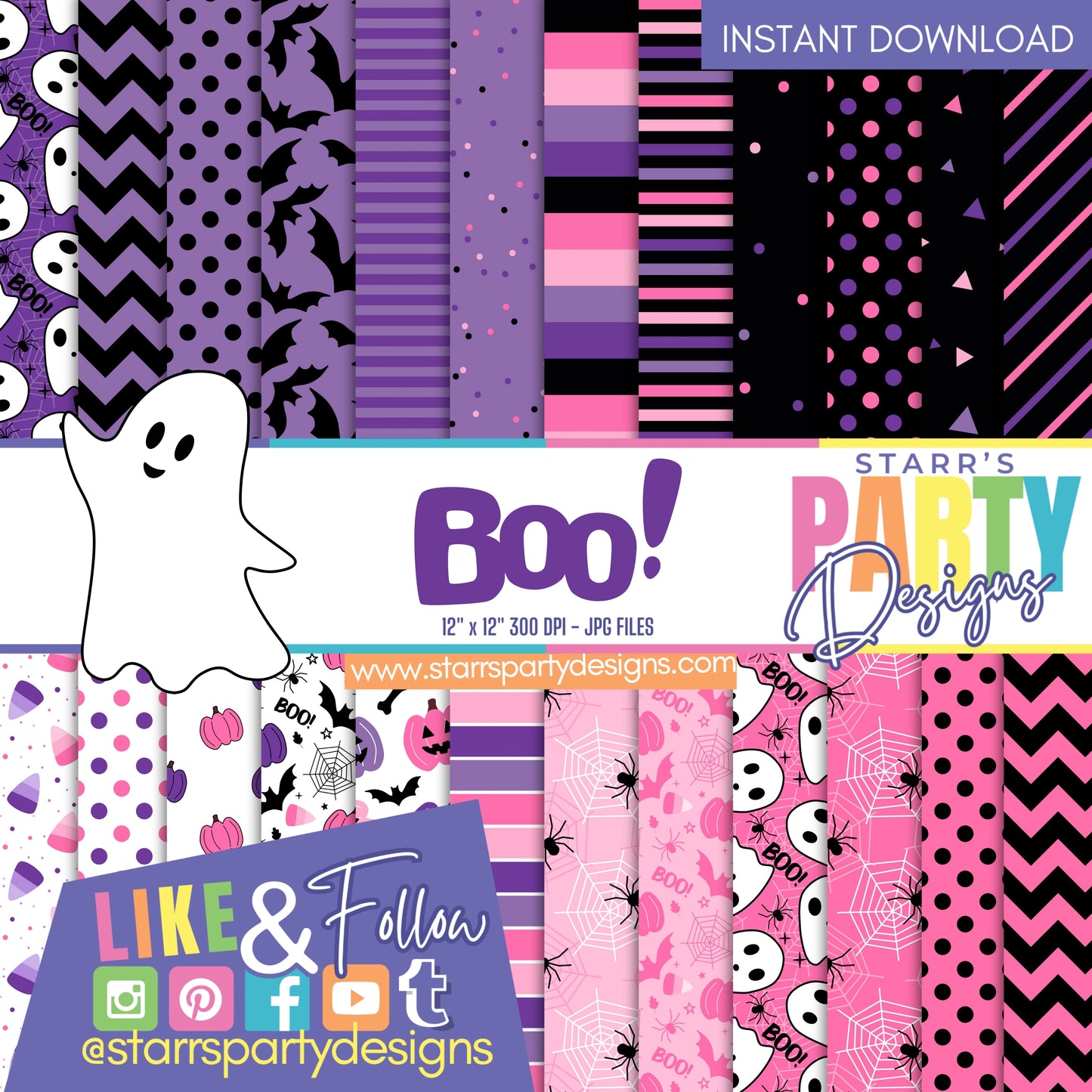 PAQUETE DE PAPEL FELIZ HALLOWEEN 1