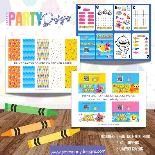MINI BOOK DESIGN | BABY SHARK A8