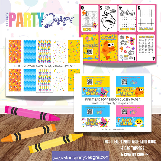 MINI BOOK DESIGN | BABY SHARK A5