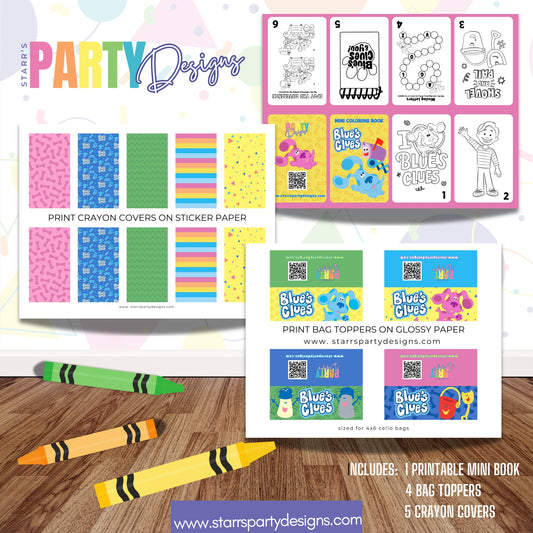 MINI BOOK DESIGN | BLUE'S CLUES A1