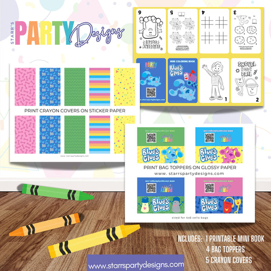 MINI BOOK DESIGN | BLUE'S CLUES A2