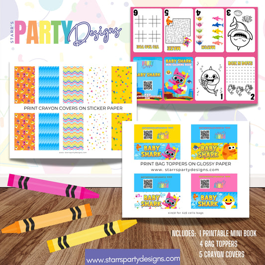 MINI BOOK DESIGN | BABY SHARK A1