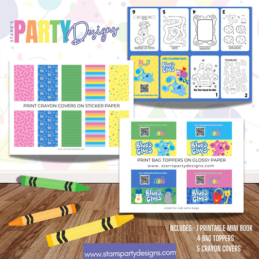 MINI BOOK DESIGN | BLUE'S CLUES A3