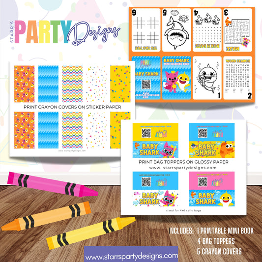 MINI BOOK DESIGN | BABY SHARK A4