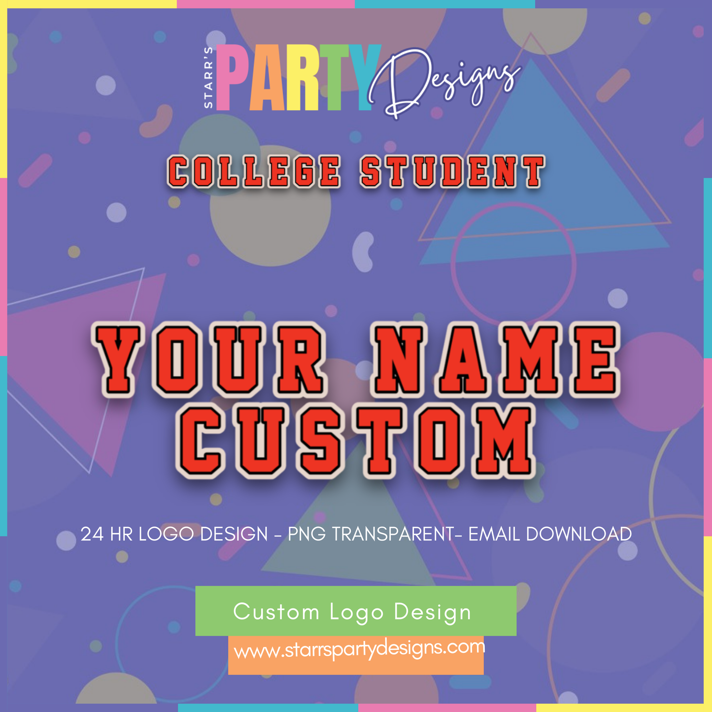 LOGOTIPO PERSONALIZADO | ESTUDIANTE UNIVERSITARIO