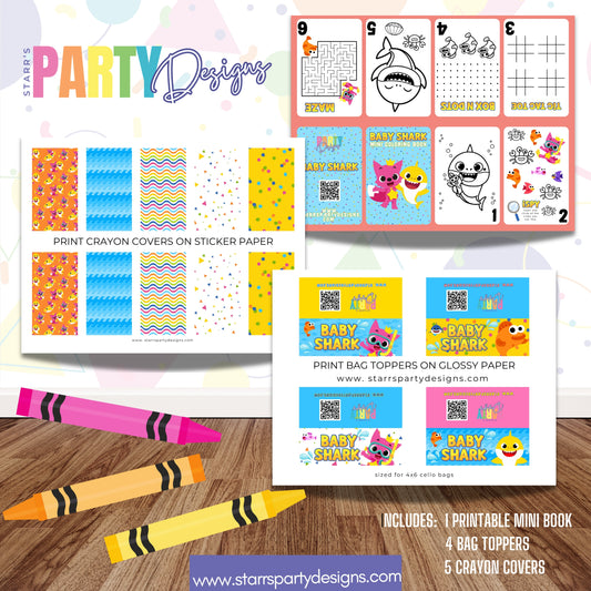 MINI BOOK DESIGN | BABY SHARK A6