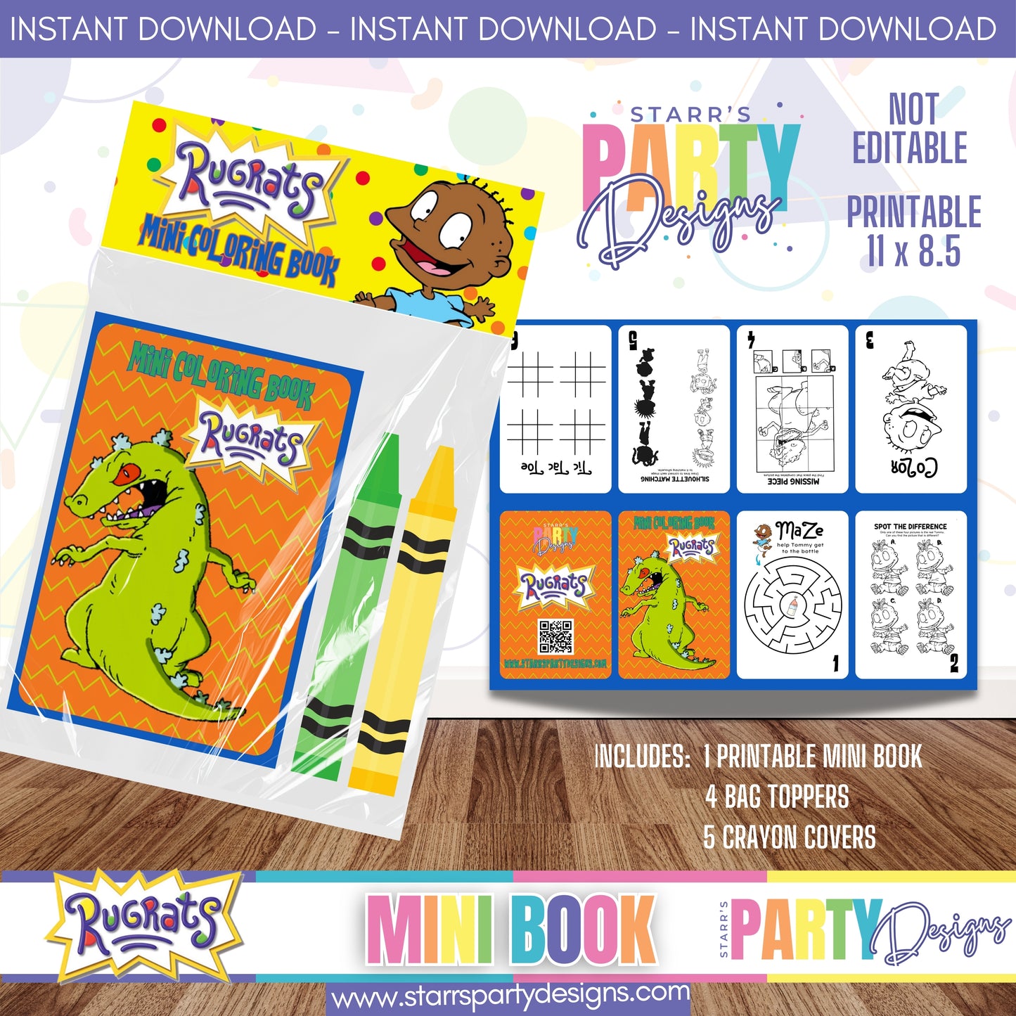 MINI BOOK DESIGN | AFRO RUGRATS B2