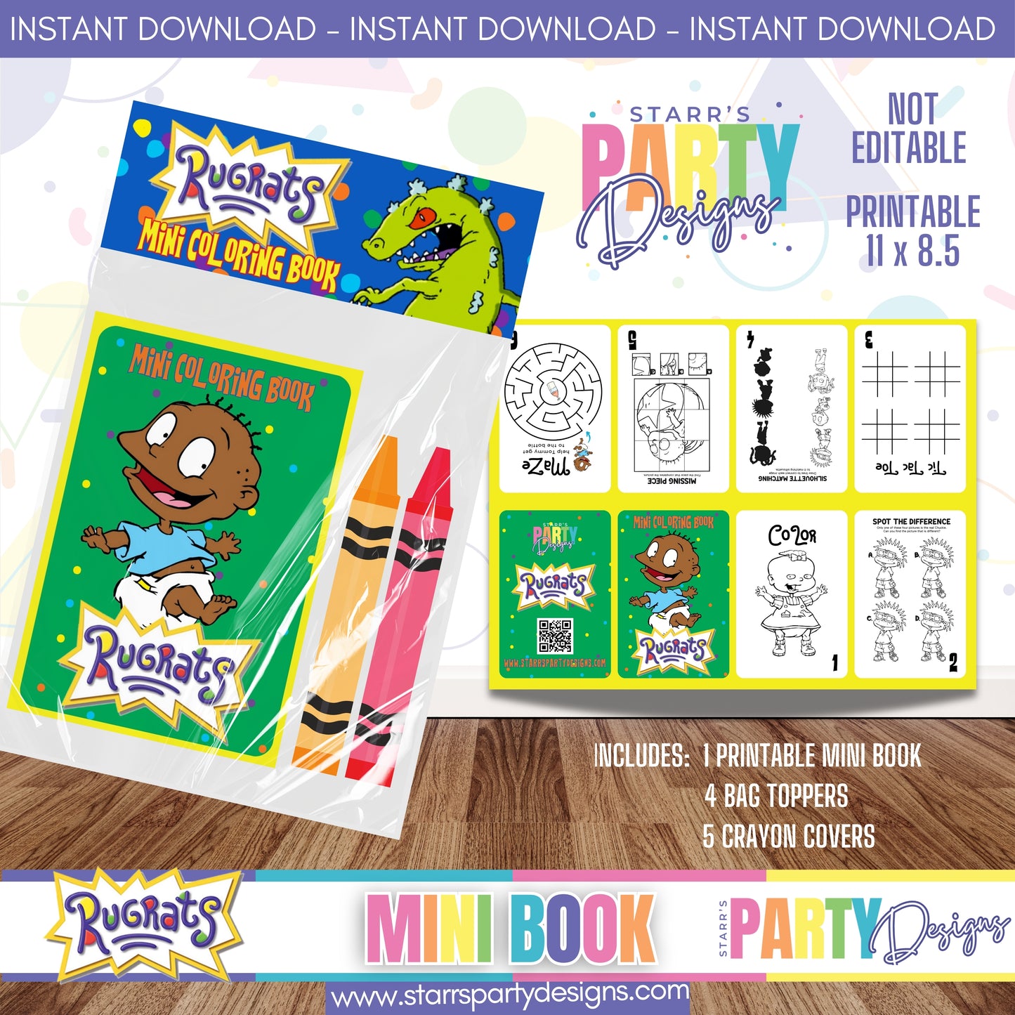 MINI BOOK DESIGN | AFRO RUGRATS A2