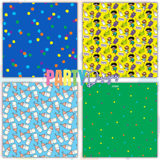 AFRO RUGRATS PAPER PACK 1