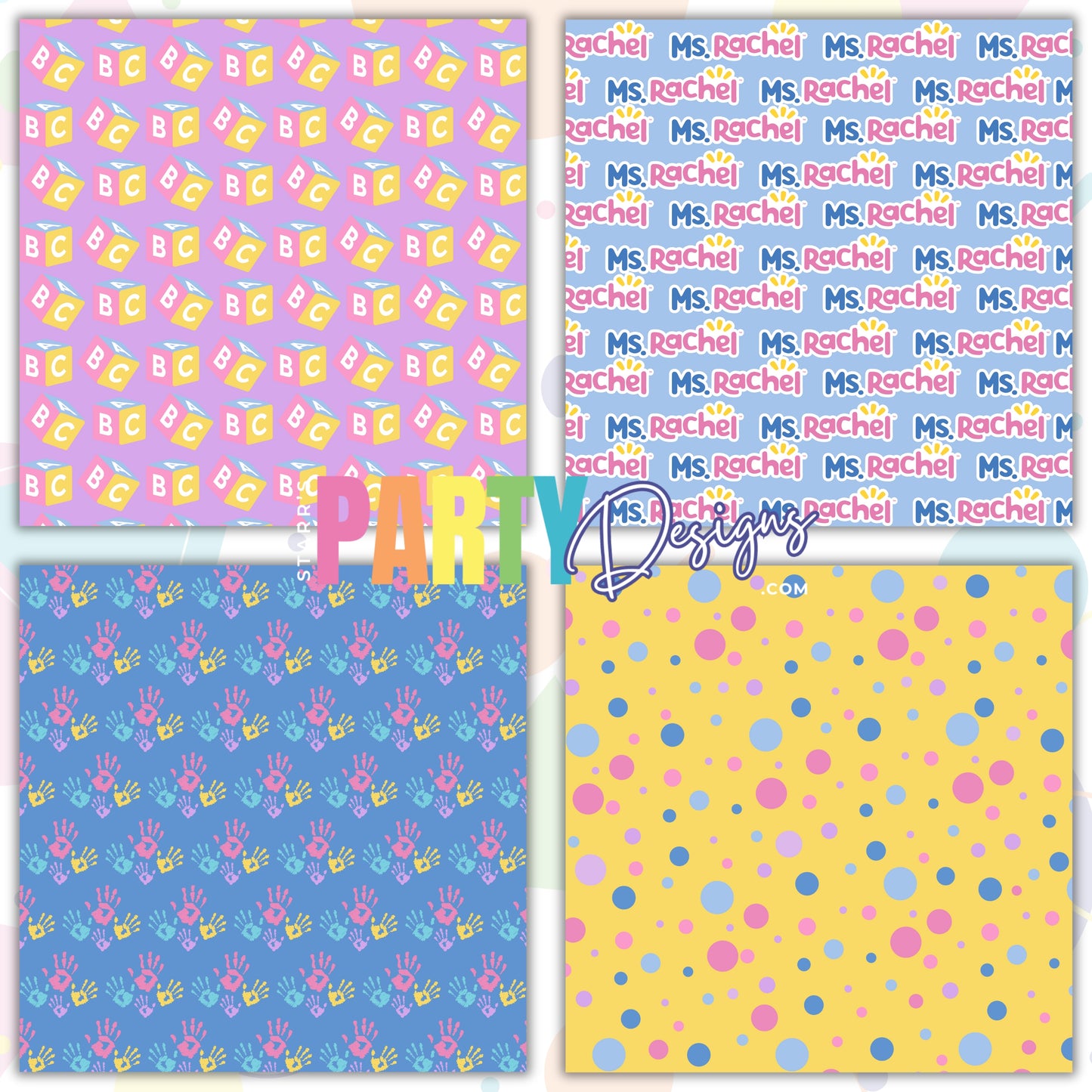 MS. RACHEL PASTEL GIRL PAPER PACK 1
