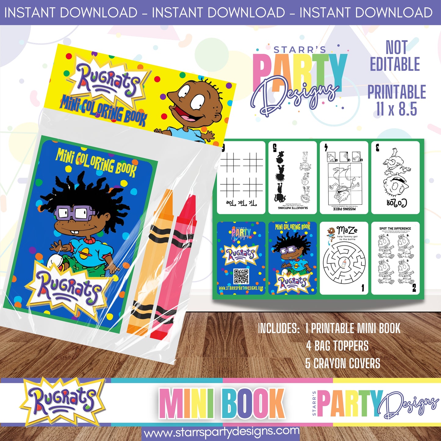 MINI BOOK DESIGN | AFRO RUGRATS A1