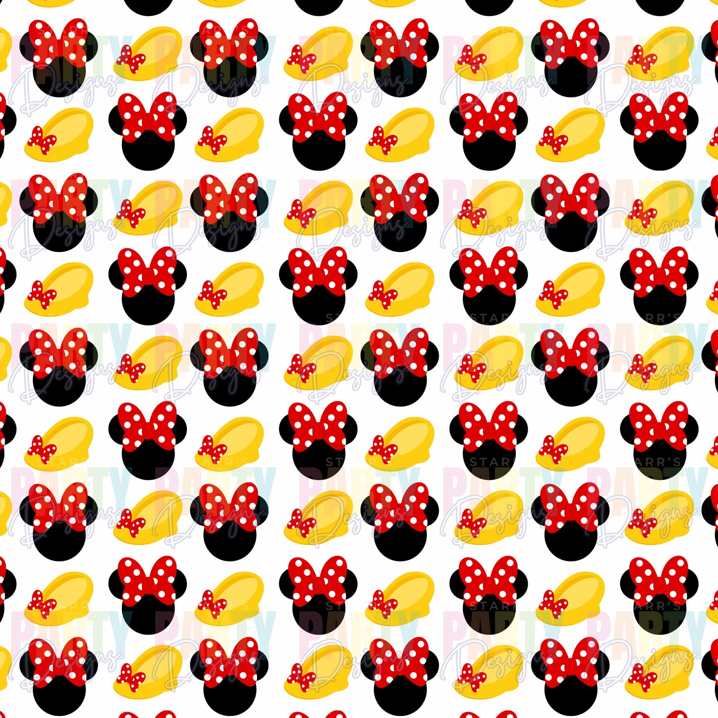 RED MINNIE MOUSE PAPER PACK 1