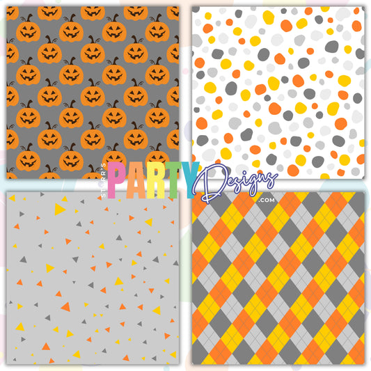 PAQUETE DE PAPEL FELIZ HALLOWEEN 1