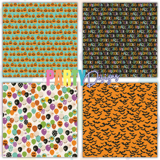 PAQUETE DE PAPEL FELIZ HALLOWEEN 1