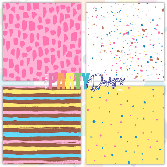 PAINTING WITH GEORGE GIRLS PAPER PACK