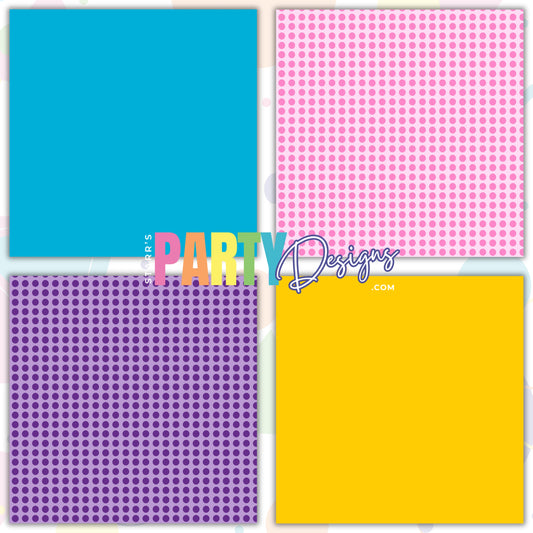 BRIGHT RAINBOW SOLIDS PAPER PACK