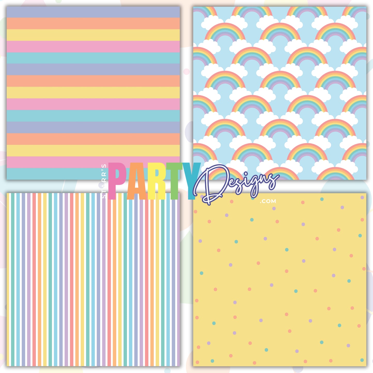 PASTEL RAINBOW PAPER PACK
