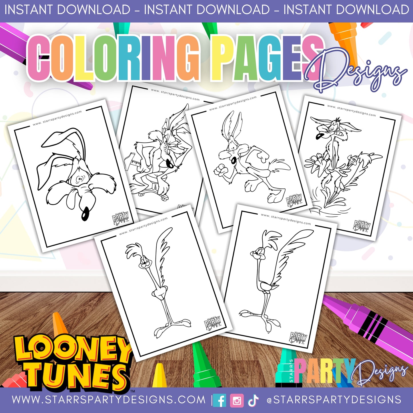 PAGINAS PARA COLOREAR DE LOONEY TUNES 5