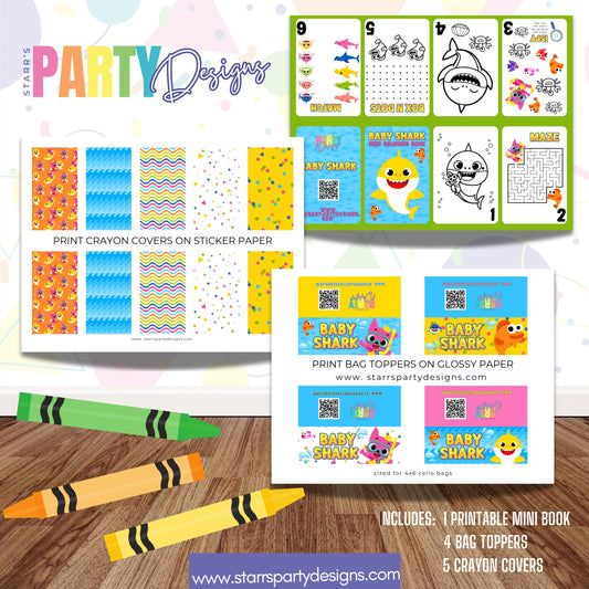 MINI BOOK DESIGN | BABY SHARK A2
