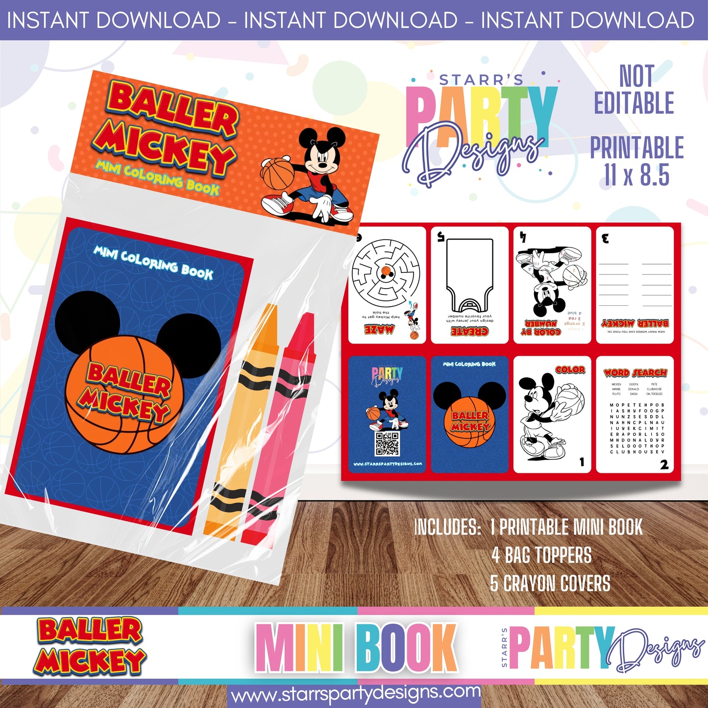 MINI BOOK DESIGN | BALLER MICKEY A2