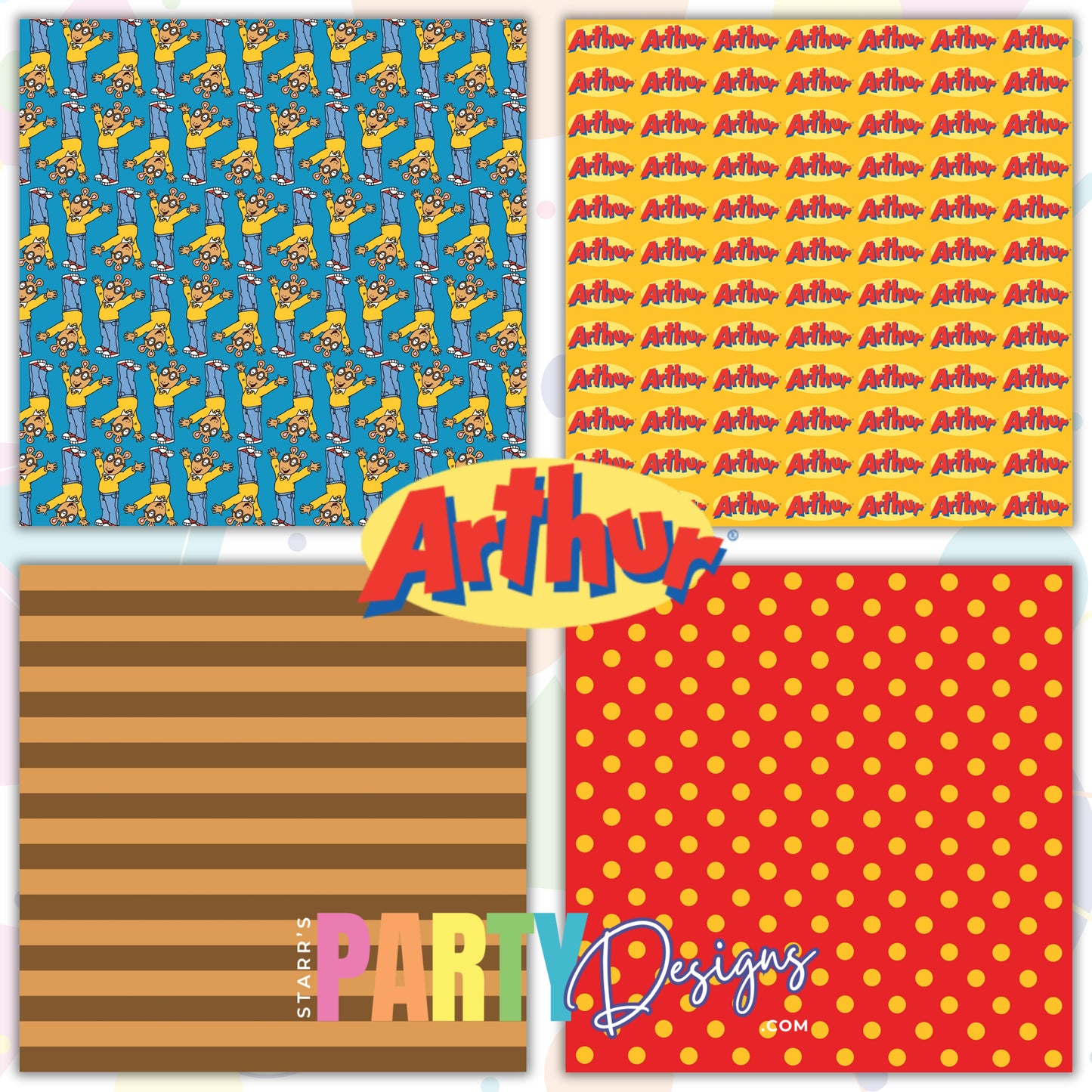 PBS ARTHUR PAPER PACK 1