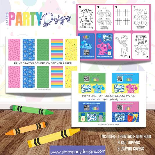 MINI BOOK DESIGN | BLUE'S CLUES B1