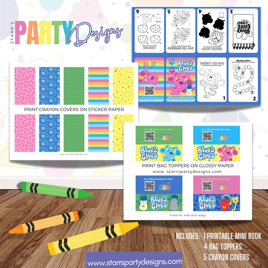 MINI BOOK DESIGN | BLUE'S CLUES B2