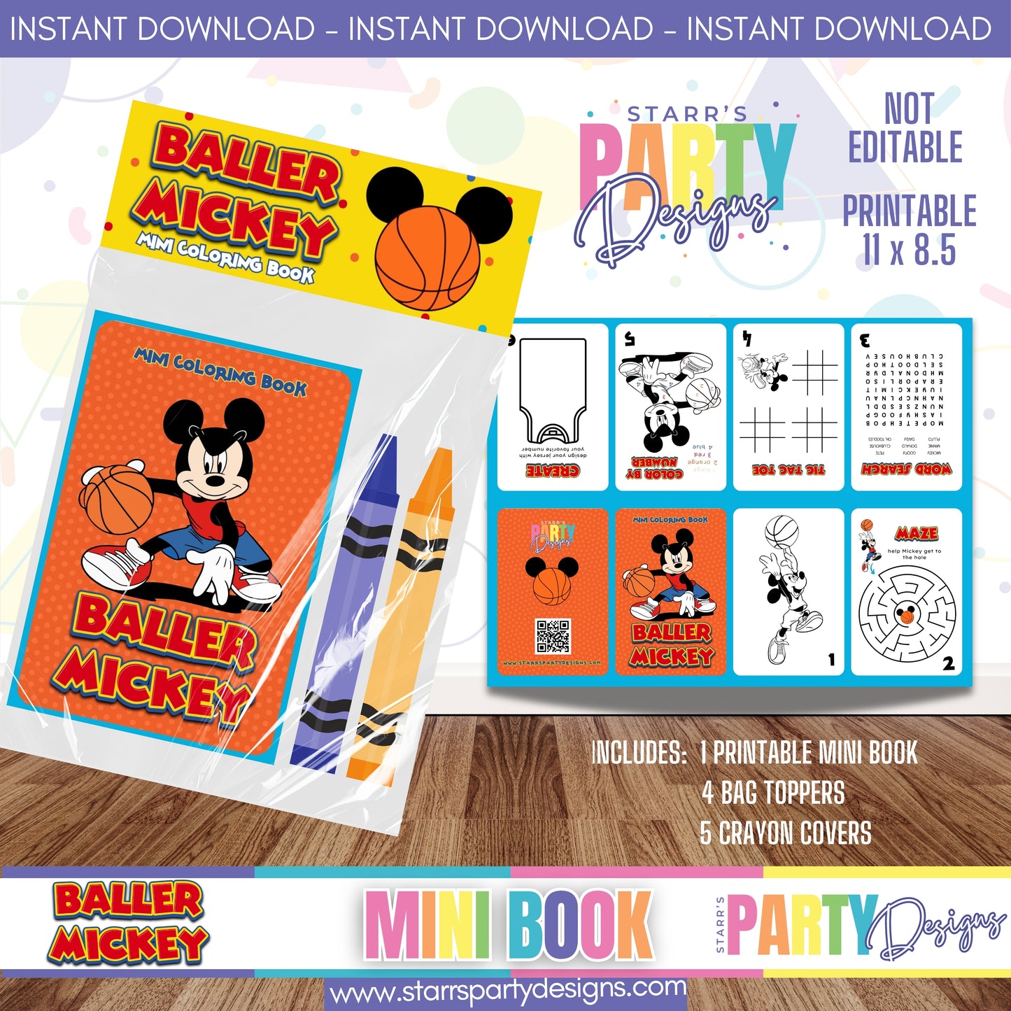 MINI BOOK DESIGN | BALLER MICKEY B2