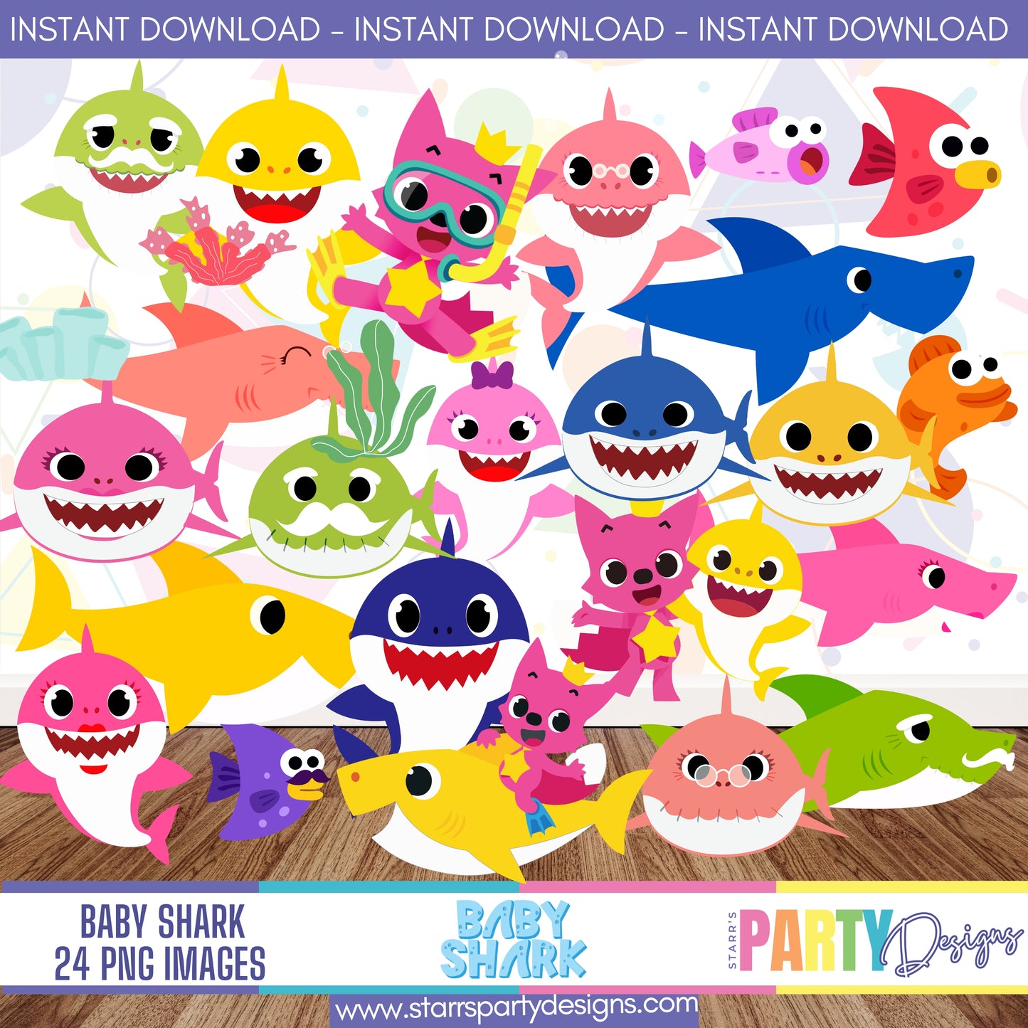 BABY SHARK PNG IMAGES