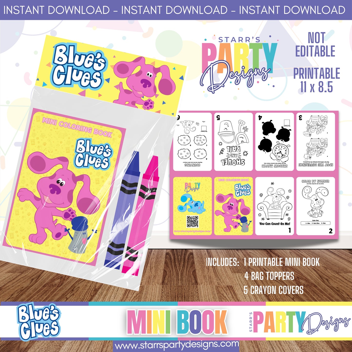 MINI BOOK DESIGN | BLUE'S CLUES C1