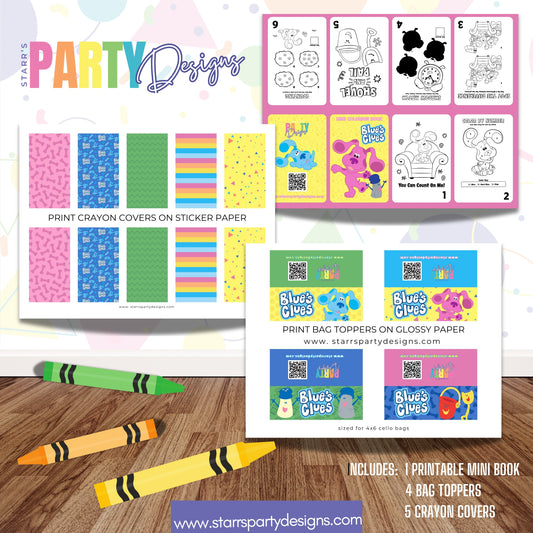 MINI BOOK DESIGN | BLUE'S CLUES C1