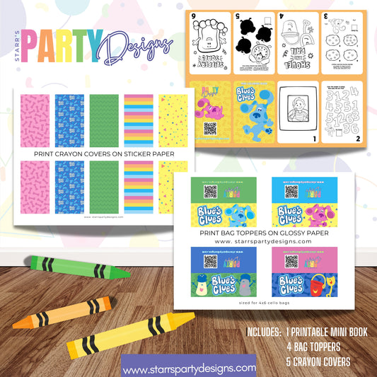 MINI BOOK DESIGN | BLUE'S CLUES D1