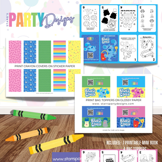 MINI BOOK DESIGN | BLUE'S CLUES D3