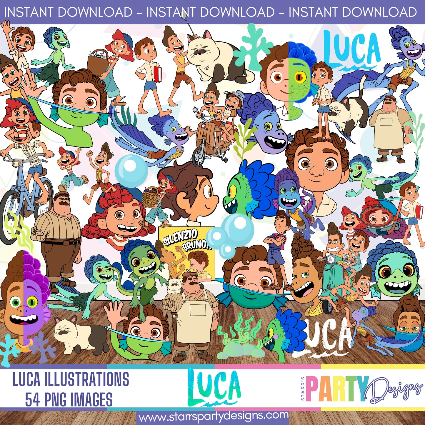 LUCA ILLUSTRATIONS PNG IMAGES