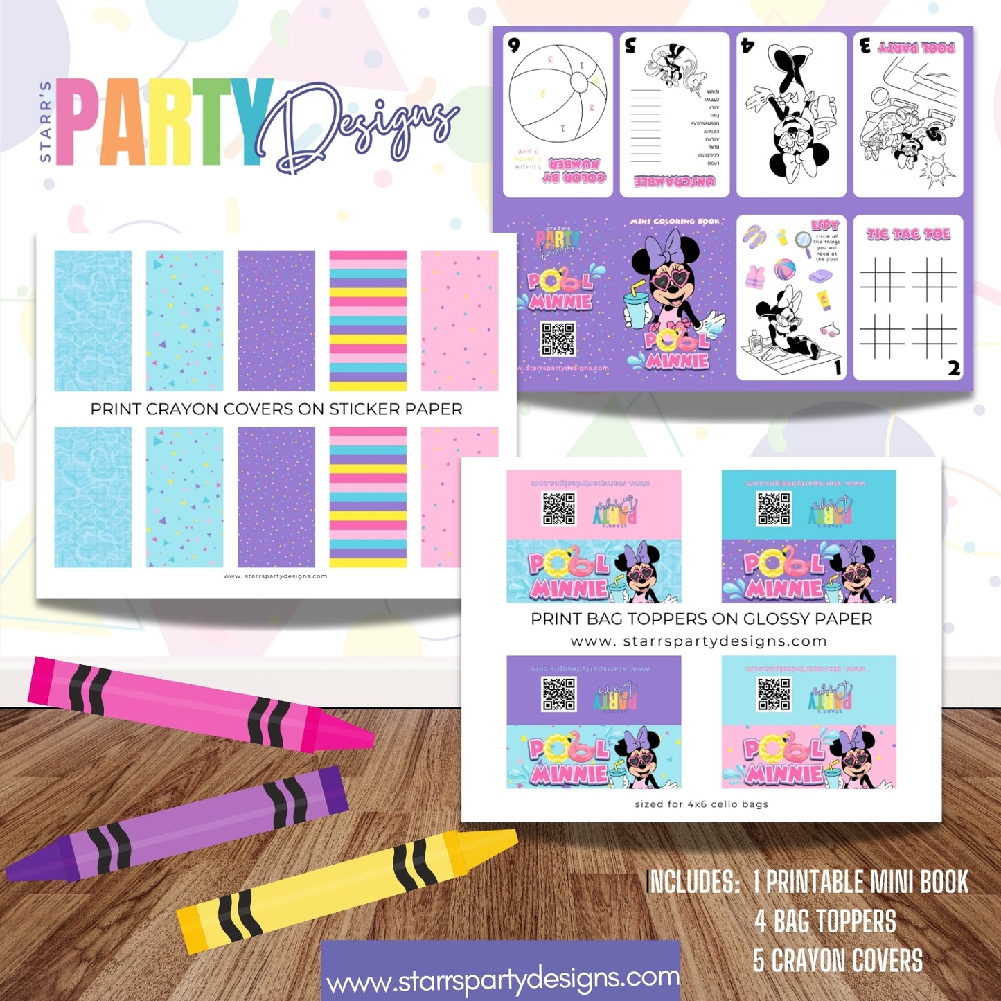 MINI BOOK DESIGN | POOL MINNIE A2