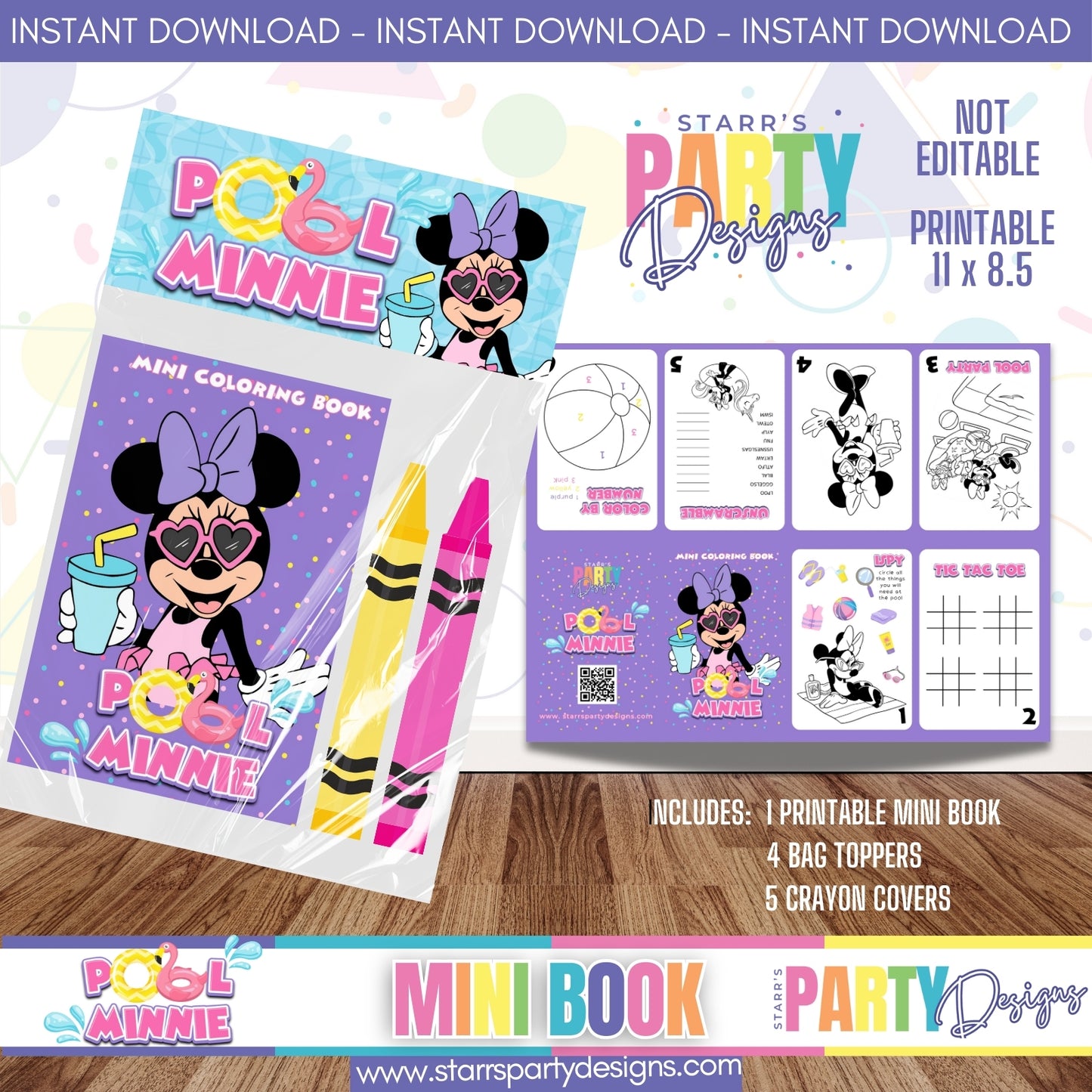 MINI BOOK DESIGN | POOL MINNIE A2