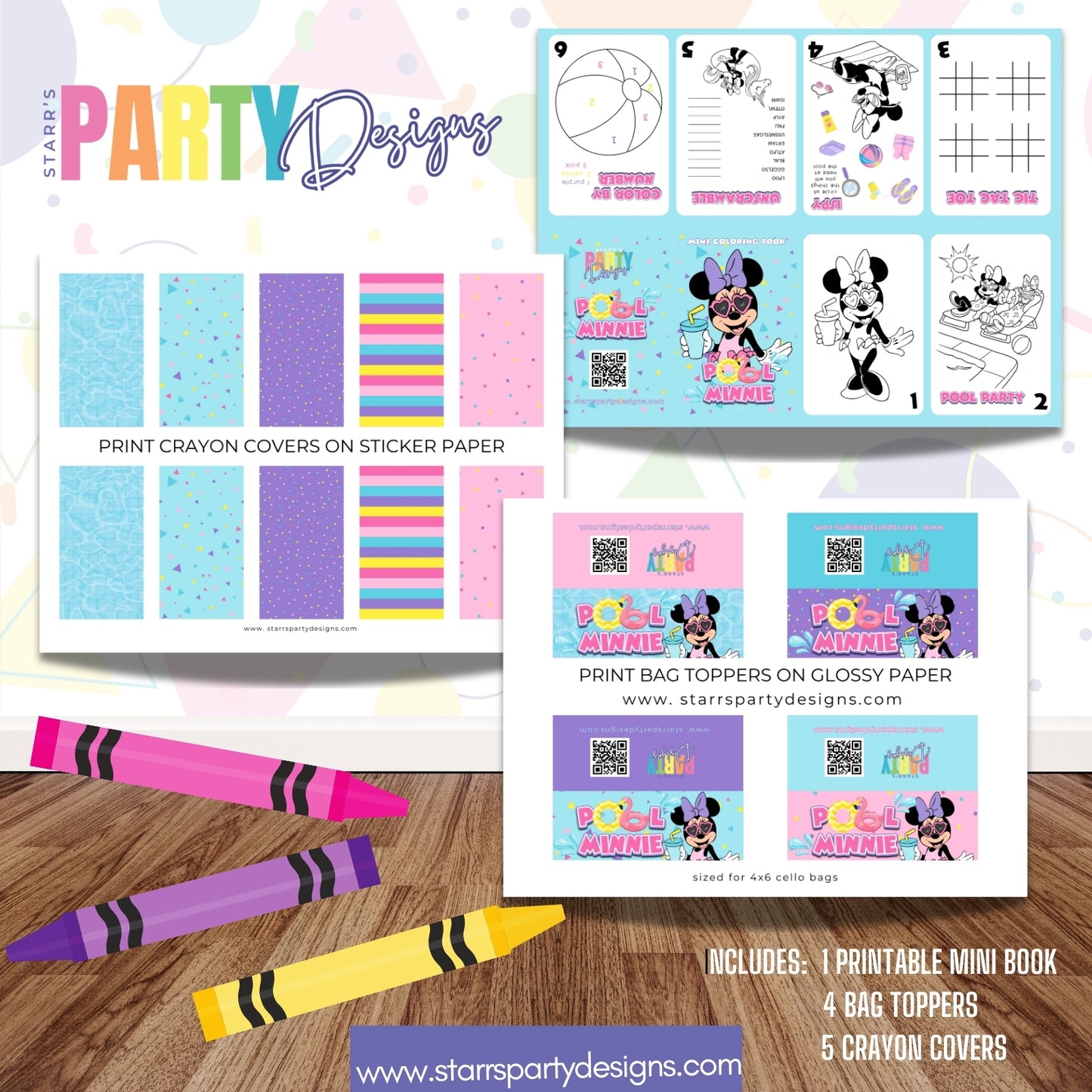 MINI BOOK DESIGN | POOL MINNIE A3