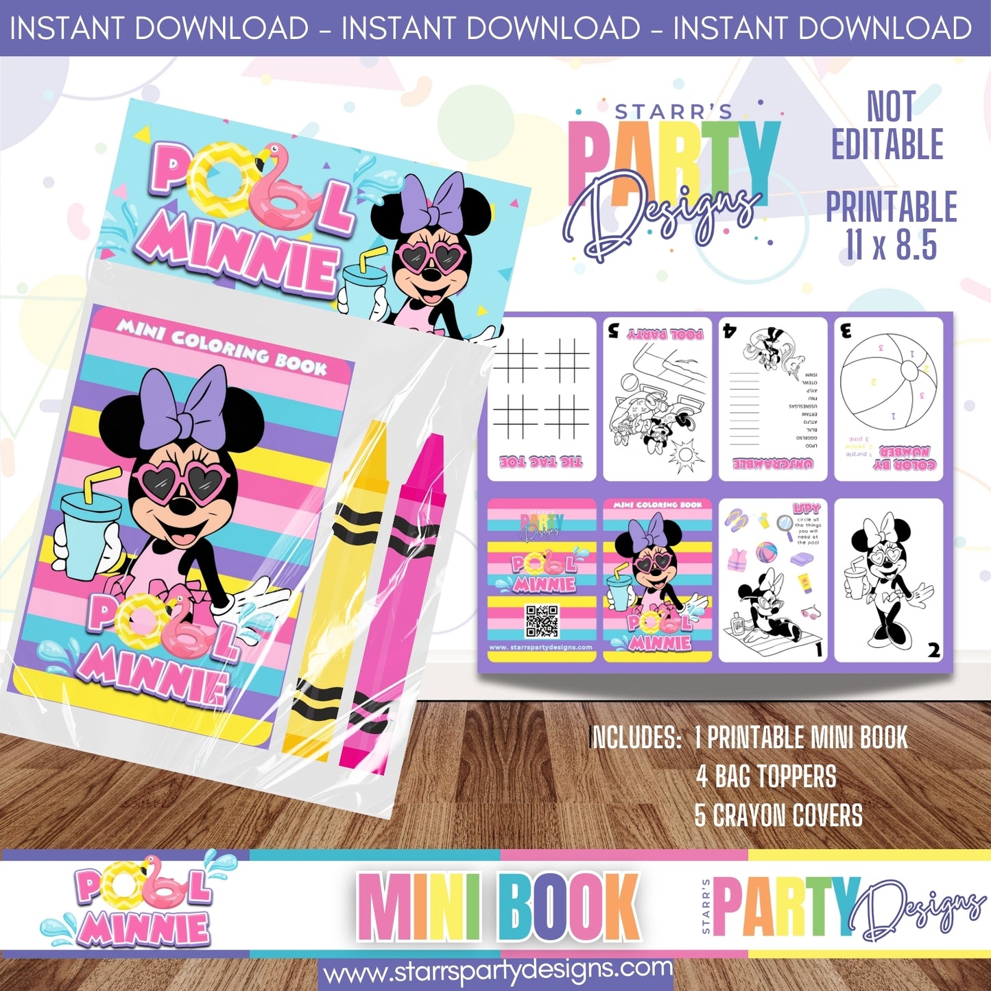 MINI BOOK DESIGN | POOL MINNIE A4