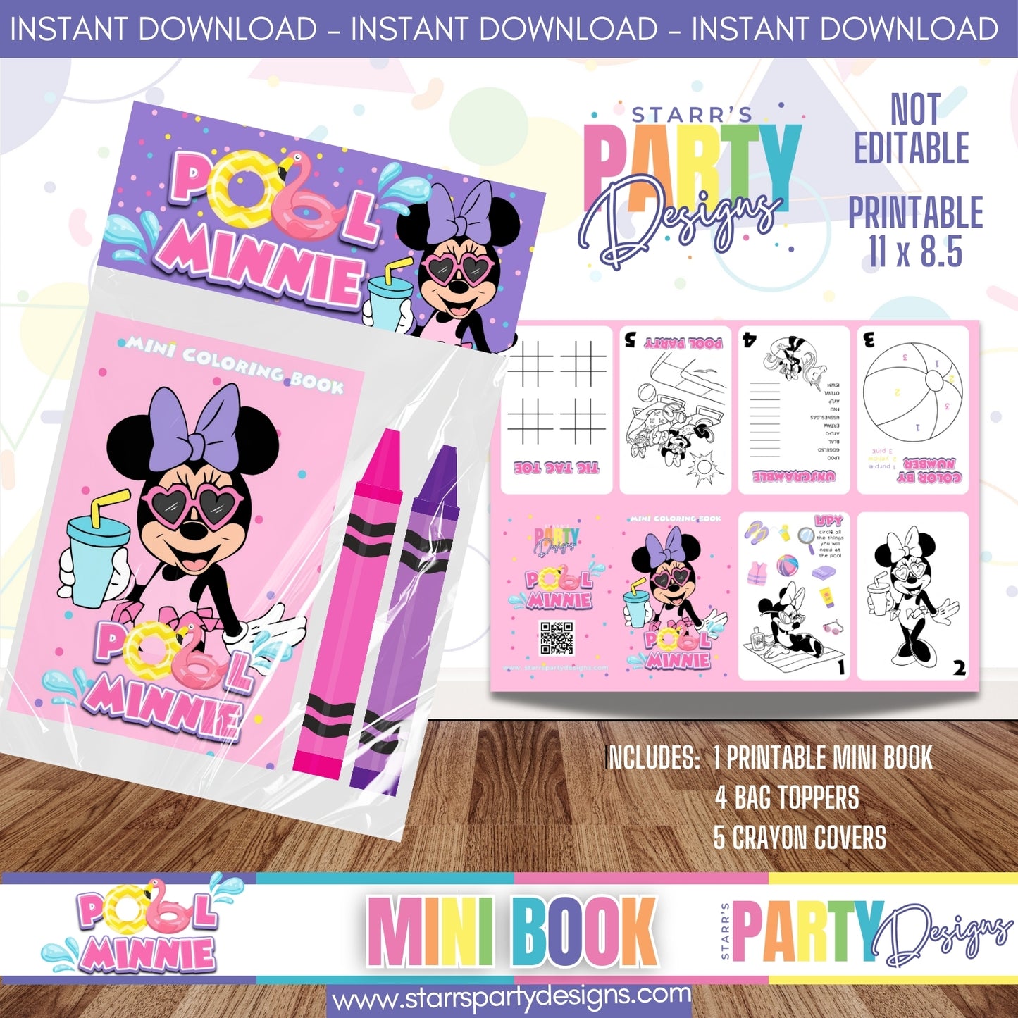 MINI BOOK DESIGN | POOL MINNIE A5