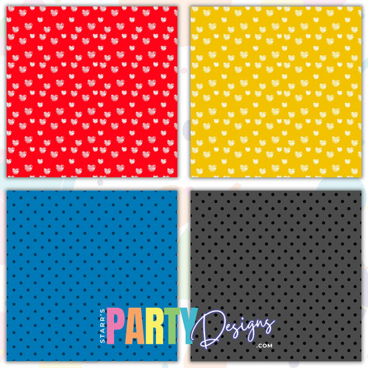 ¡GUAU! PAQUETE DE PAPEL DE MICKEY