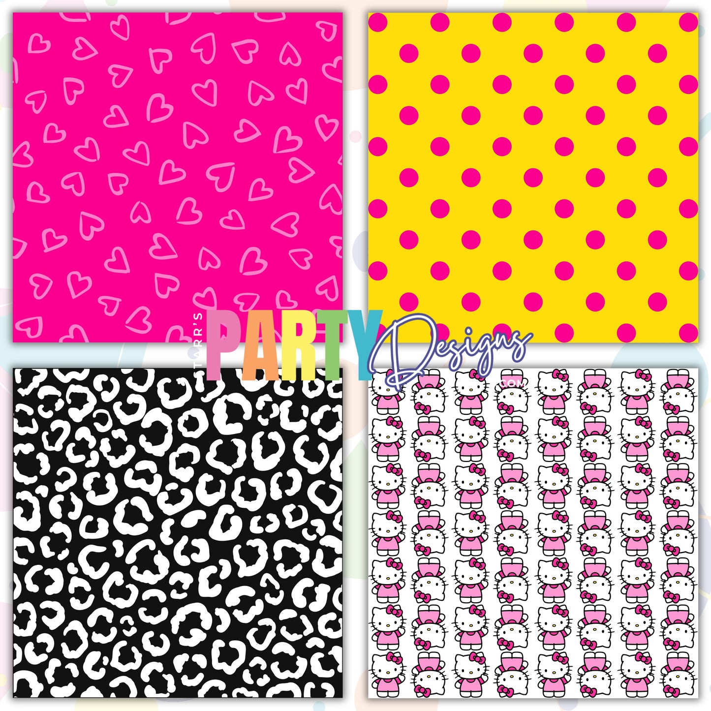 PAQUETE DE PAPEL HELLO KITTY ROSA 2