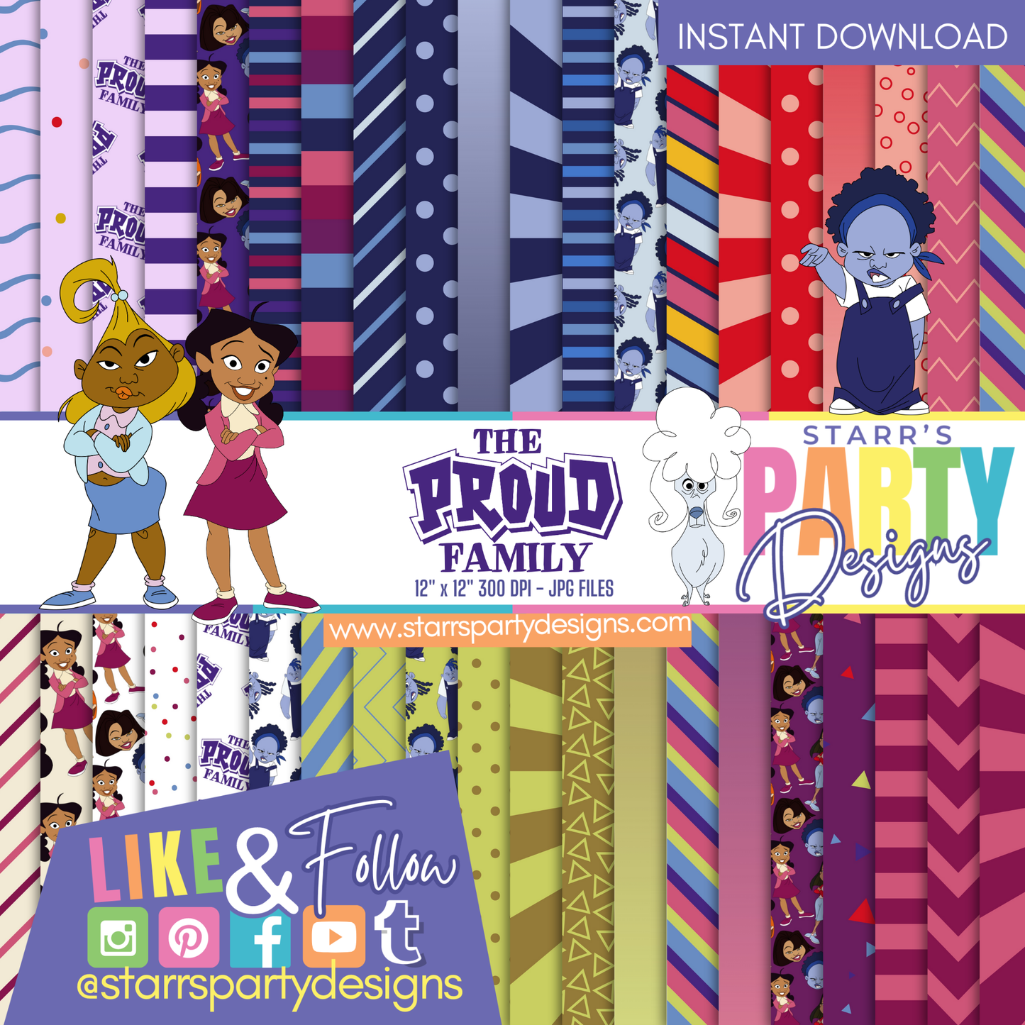 THE PROUD FAMILY PAPER PACK 1
