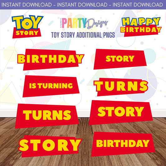 TOY STORY PNG FONT