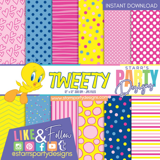 PAQUETE DE PAPEL TWEETY BIRD 1