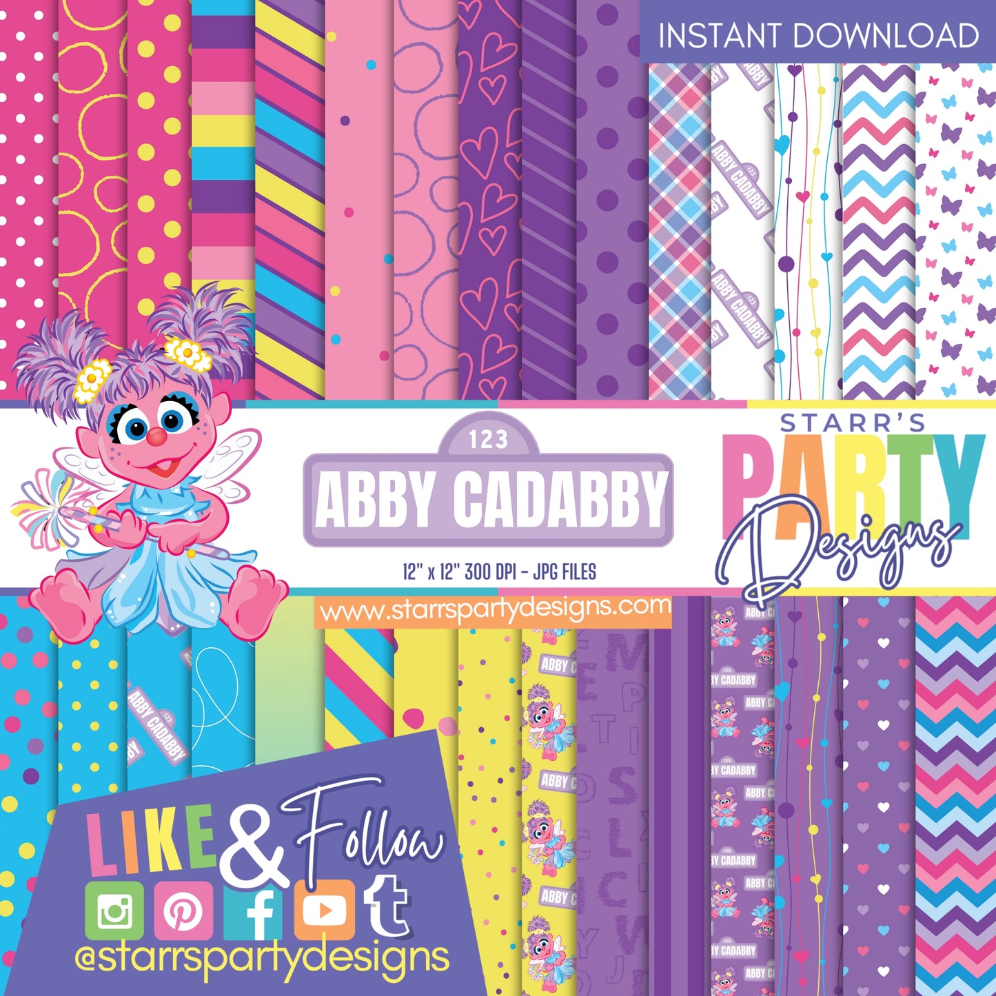 PAQUETE DE PAPELES ABBY CADABBY 1