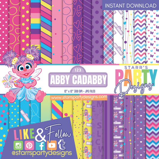 PAQUETE DE PAPELES ABBY CADABBY 1